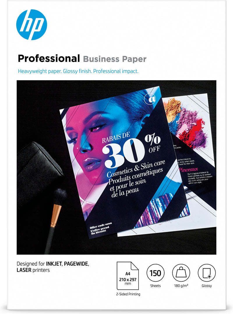 HP Professional Business Paper, Glossy, 180 g/m2, A4 (210 x 297 m