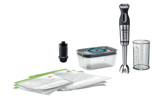 Bosch MS8CM61V1 liquidificador Batedeira manual 1000 W Preto, Aço