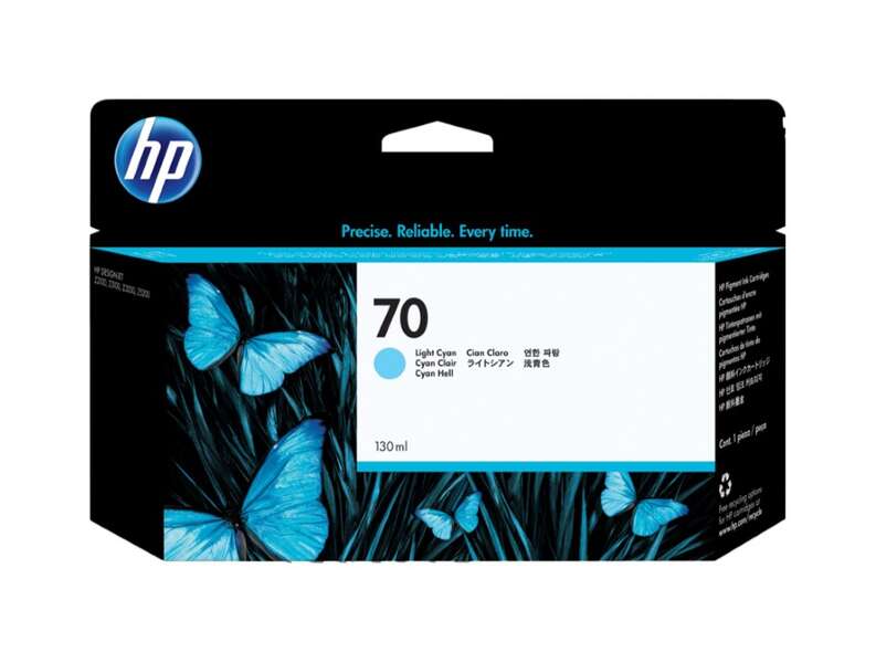 TINTEIRO HP 70 AZUL CLARO