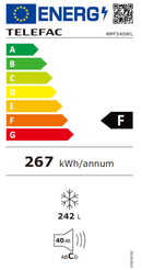 ARCA VERTICAL NEW POL 280LT 1860X595X650MT NF BRANCO (E)