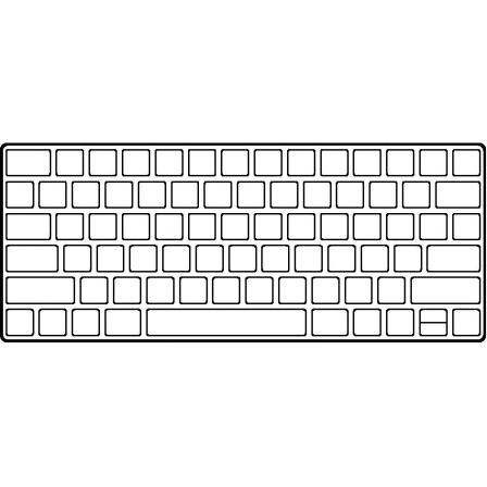 TECLADO INALÁMBRICO APPLE MAGIC KEYBOARD USB TIPO-C PLATA