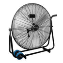 VENTILADOR INDUSTRIAL DE CHÃO SIROCO 180W, Ø70 CM, PRETO, 78,5 X