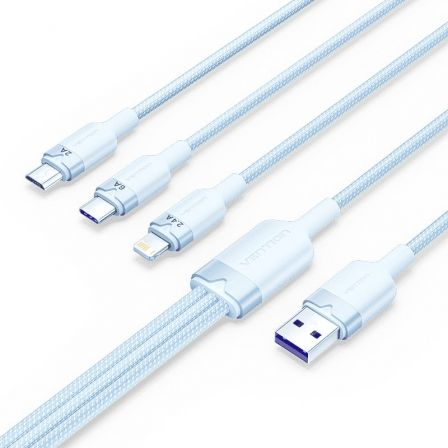 CABLE USB 2.0 LIGHTNING VENTION CTRLG USB MACHO USB TIPO-C MACHO