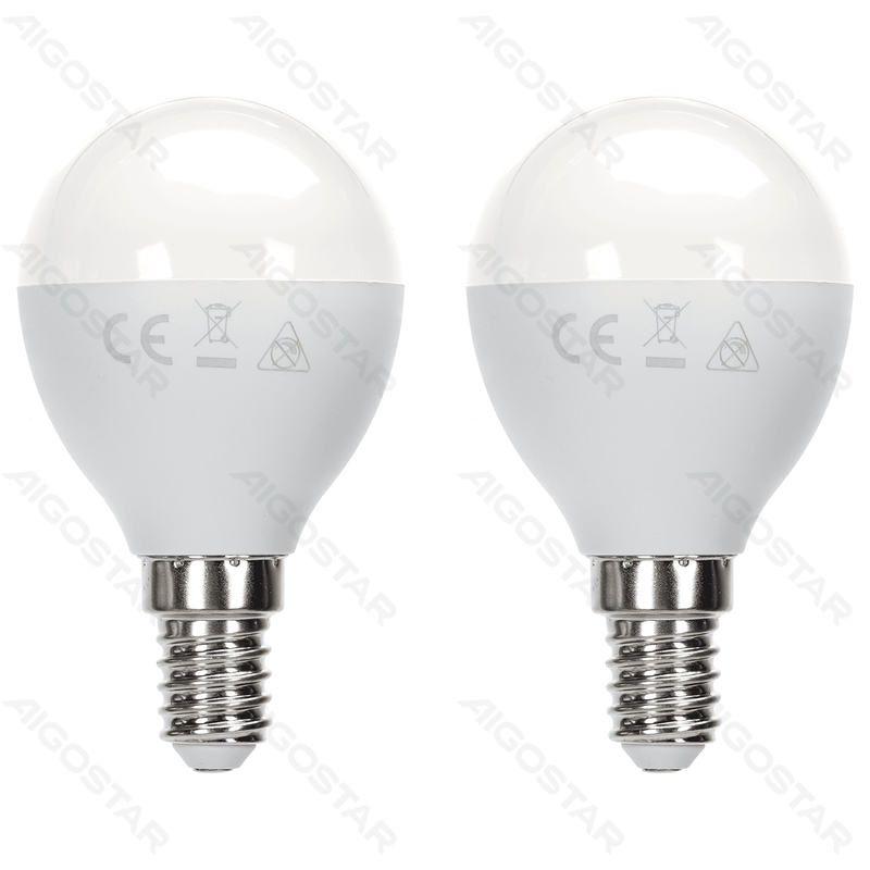 LÂMPADA DE LED G45 11W 3000K 1060LM E14 2PCS