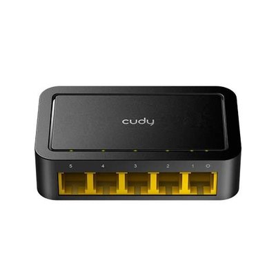 HUB CUDY SWITCH DE MESA 5 PORTAS 10/100 MBPS