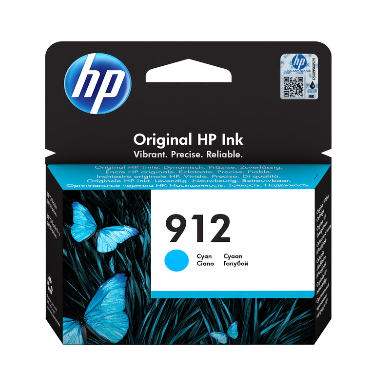 HP Tinteiro Original 912 Ciano