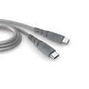 FORCE POWER - CABO USB-C /USB-C ULTRA REFORÇADO 2M 5AMP CINZENTO