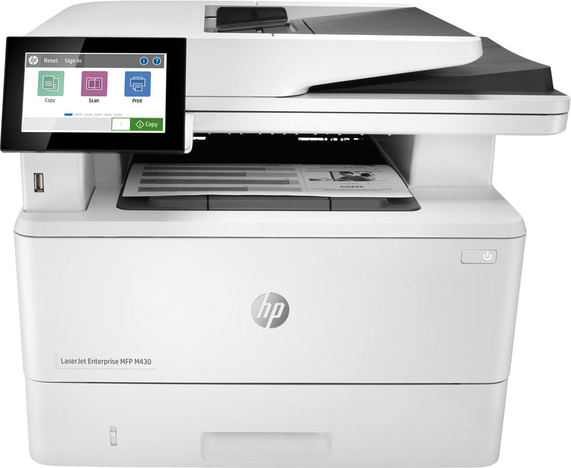 HP LaserJet Enterprise Multifunções M430f, Preto e branco, Impres