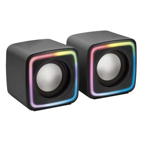 MARSGAMING MSCUBE PREMIUM CUBE SPEAKERS, 8W DSP, ARGB FLOW, USB P