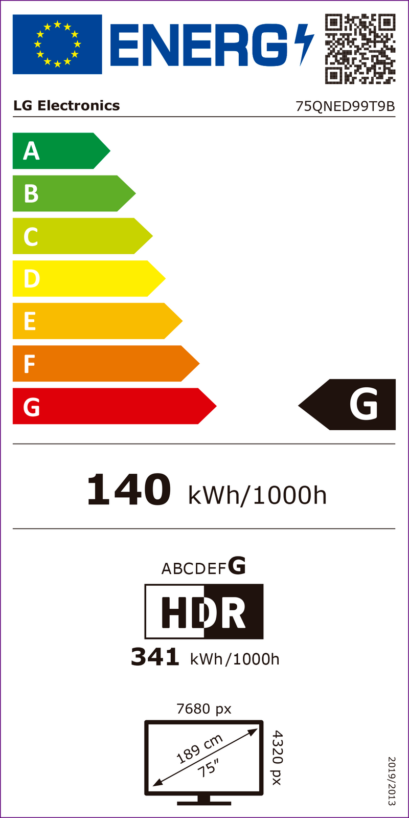 LG - QNANOCELL SMART TV 8K 75QNED99T9B.AEU