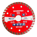 DISCO DIAMANTADO TURBO BASIC, Ø115 X 22,2 MM