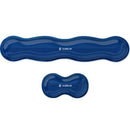 PACK DE 2 REPOSAMUÑECAS SUBBLIM ERGO CRYSTAL FLEX AZUL OSCURO