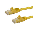 StarTech.com N6PATC1MYL cabo de rede Amarelo 1 m Cat6 U/UTP (UTP)