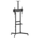 NAPOFIX SUPORTE CHÃO MOVEL HORIZONTAL 32">75" PRETO VWA1105BN