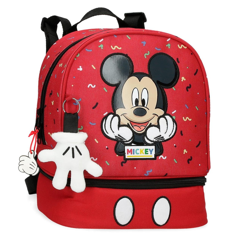 MOCHILA C/ LANCHEIRA DISNEY IT´S A MICKEY THING 28CM