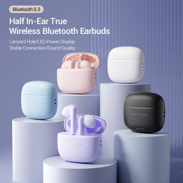 AURICULARES BLUETOOTH VENTION ELF E03 NBHS0 CON ESTUCHE DE CARGA