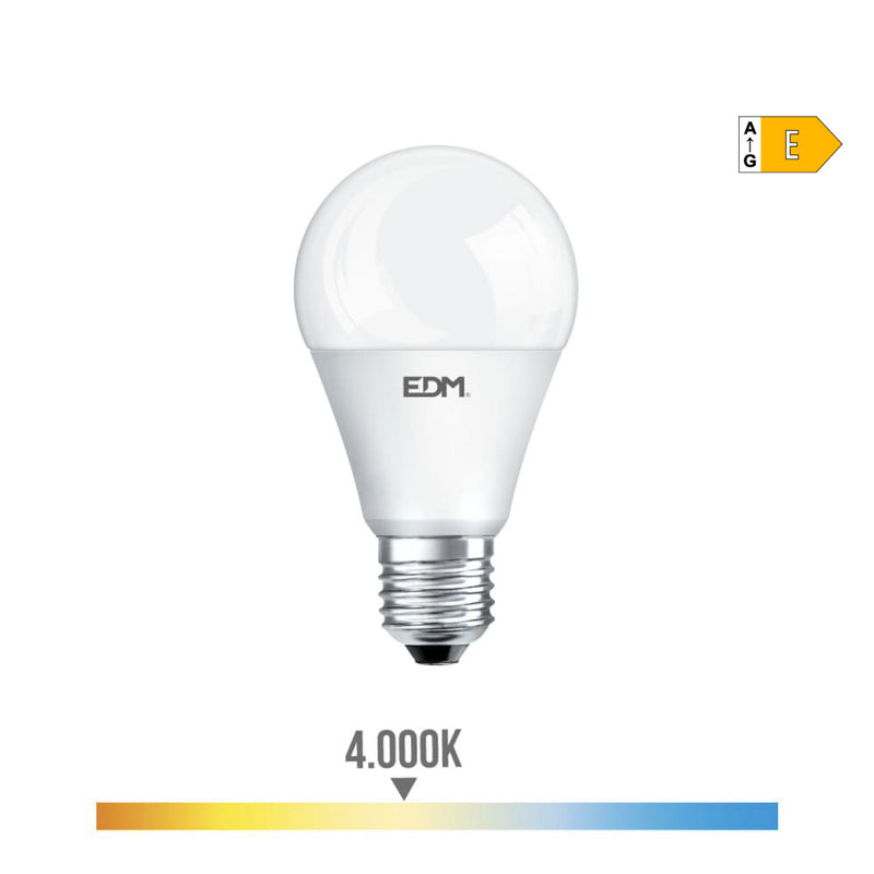 LÂMPADA STANDARD LED E27 17W 1900LM 4000K LUZ DO DIA Ø6,5X12,5CM