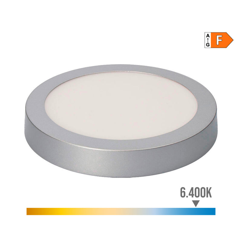 DOWNLIGHT LED SUPERFÍCIE REDONDO 20W 1500LM 6400K LUZ FRIA Ø22X3,