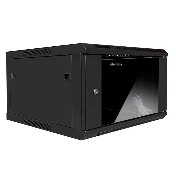 ARMÁRIO RACK DE PAREDE AITEN DATA AI6612S 12U PRETO