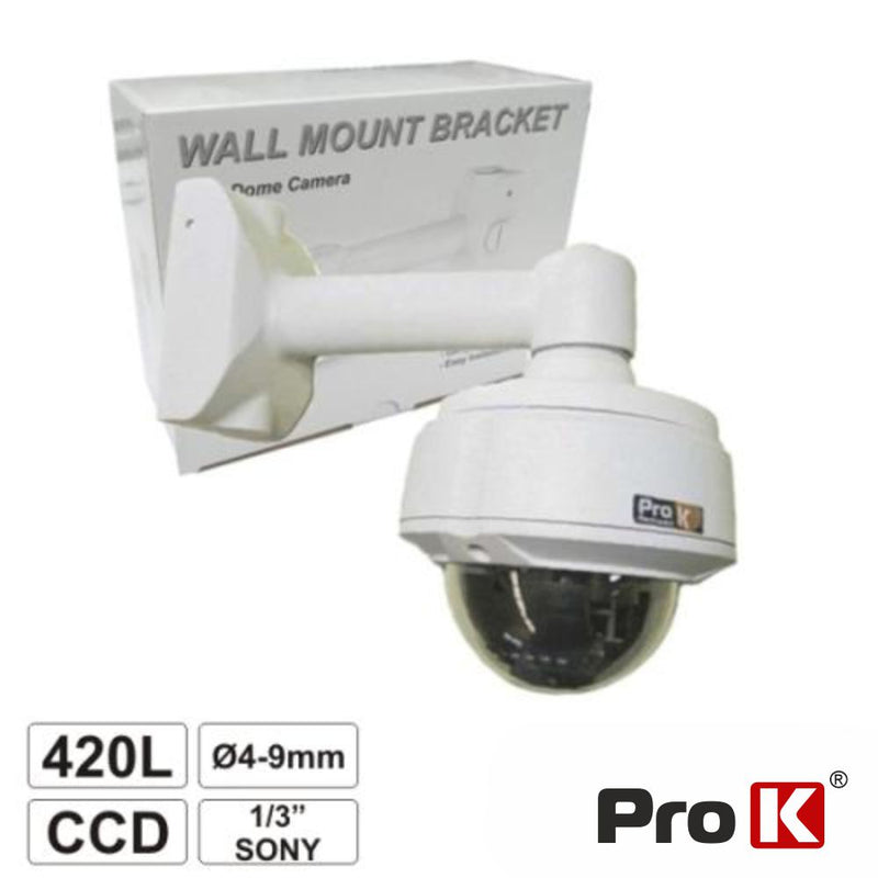 CMARA VIGILNCIA DOME CCD CORES 420L 13" IP66 SONY PROK