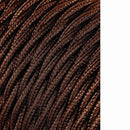 CABO TÊXTIL TRANÇADO 2X0,75MM C-20 CASTANHO 25M