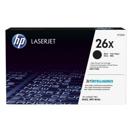 HP Toner LaserJet original 26X preto de elevado rendimento