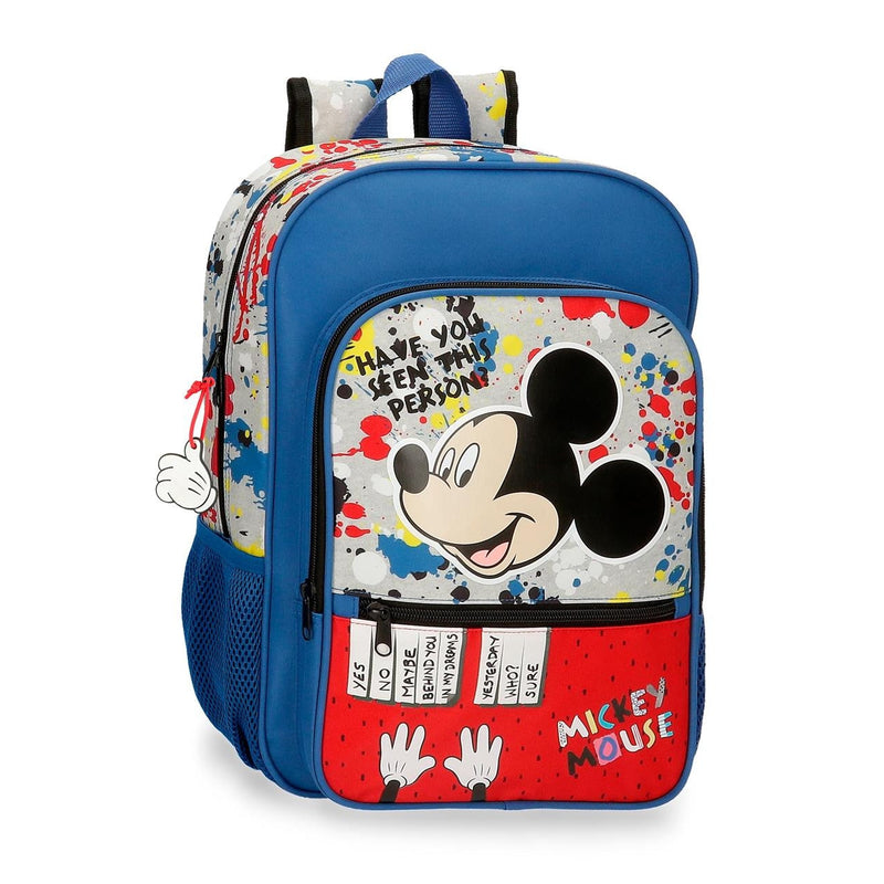 MOCHILA ESCOLAR DISNEY MICKEY COLOUR MAYHEM 38CM