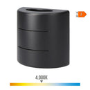 CANDEEIRO DE PAREDE LED 6W 516LM 4000K LUZ DIA OVAL IP54 12X12X6C