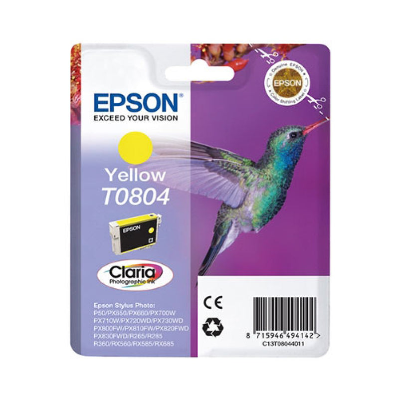 TINTEIRO EPSON AMARELO R265/ 360/ RX560 - C13T08044011