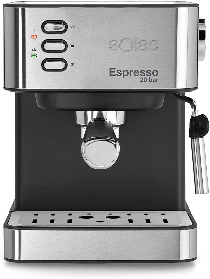 MÁQUINA DE CAFÉ EXPRESSO SOLAC CE4481( 850 W - 20 BARES - 1,6 L