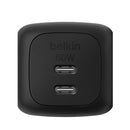 CARGADOR BELKIN 2XUSB C 50W GAN CARGA RAPIDA NEGRO