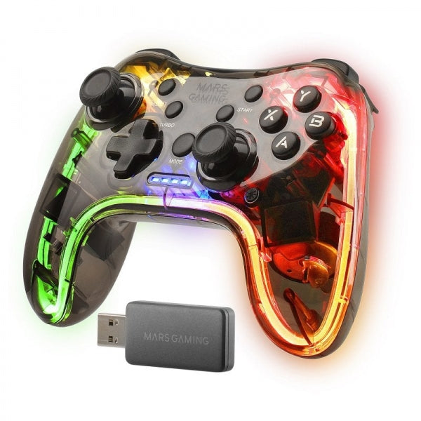 Mars Gaming MGP-24 Preto, Transparente RF Gamepad Android, MAC, P