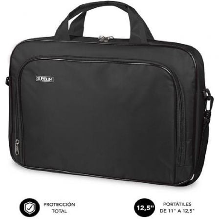 MALETÍN SUBBLIM OXFORD PARA PORTÁTILES HASTA 12.5" NEGRO