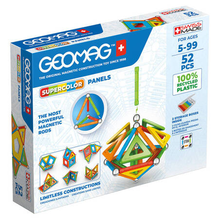 Geomag SuperColor Panels Recycled Brinquedo de ímanes de neodímio