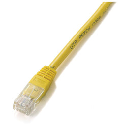 Equip 825462 cabo de rede Amarelo 3 m Cat5e U/UTP (UTP)