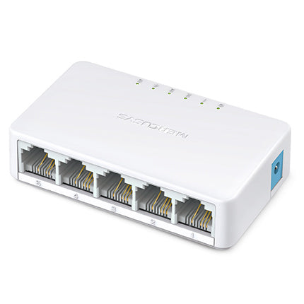 SWITCH MERCUSYS 5-PORT 10100M MINI DESKTOP SWITCH, 5 10100M RJ45