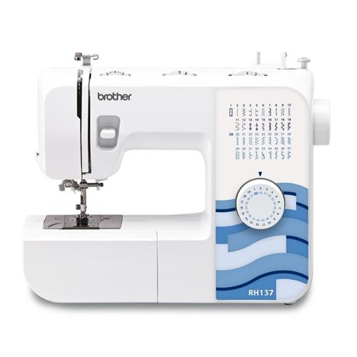 MÁQUINA DE COSTURA BROTHER RH137 ( 37  - BRANCO  - BRAÇO LIVRE, P