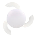 VENTILADOR DE TETO LED PÁS RETRÁTEIS, E27, 18W 1900 LM, Ø40 CM, B
