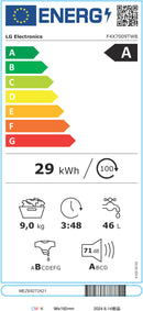 MÁQUINA DE LAVAR ROUPA LG F4X7009TWB( 1400 RPM - 9 KG - ESSENCE W