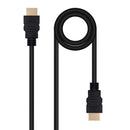 Nanocable 10.15.3800 cabo HDMI 0,5 m HDMI Type A (Standard) Preto