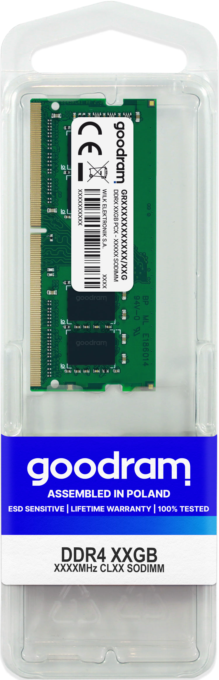 Goodram GR3200S464L22/16G módulo de memória 16 GB 1 x 16 GB DDR4