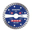 LÂMINA DIAMANTE PROFI TURBO SEGMENTADA 115X22,2MM. WORKPRO