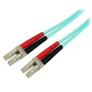 StarTech.com A50FBLCLC1 cabo de fibra ótica 1 m LC OM3 Cor aqua