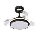 VENTILADOR DE TETO LED 3 LÂMINAS RETRÁTEIS ANTILA MINI XS 35W 300
