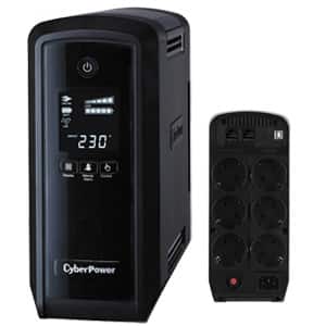 UPS CYBERPOWER 900VA540W, ACTIVE PFC, CLCD,RJ45, 6 (3+3) OUT