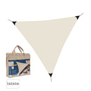 TOLDO VELA TRIÂNGULO COR CREME 3,60 X 3,60 X 3,60 M