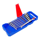 CONJUNTO DE 7 CHAVES COMBINADAS DE ROQUETE MÉTRICAS 10-11-12-13-1