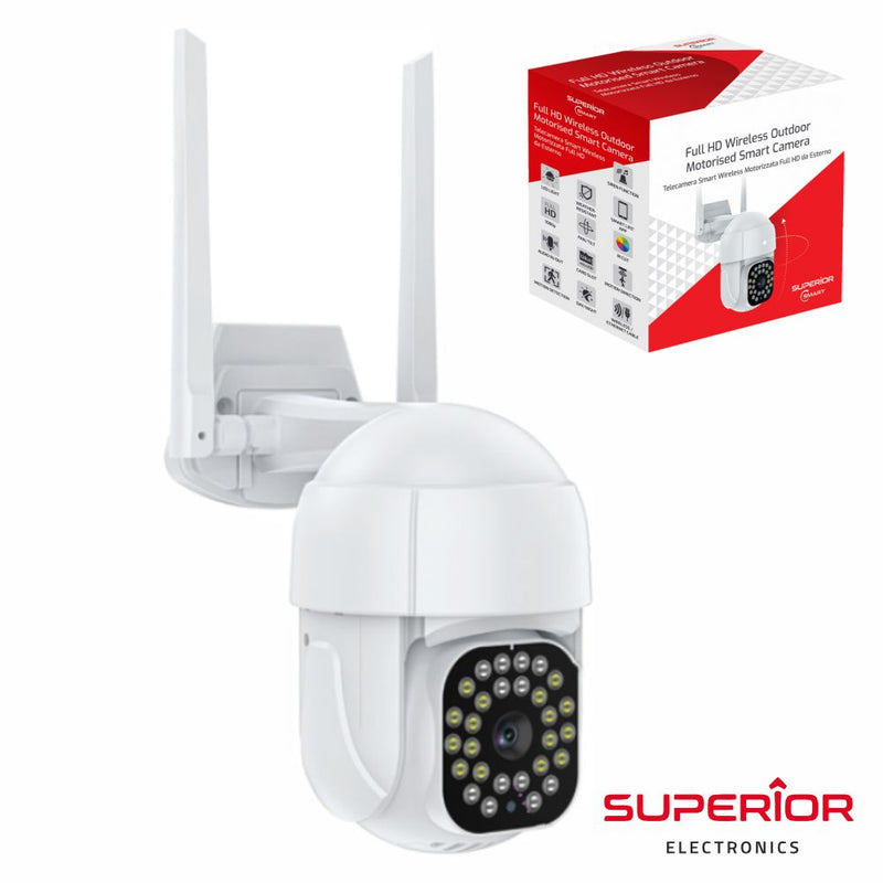 CMARA EXTERIOR WIFI IP FULL HD C VISÃO NOTURNA IP65