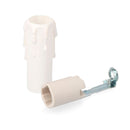 CASQUILHO E14 + VELA MEDIA PORCELANA (EMBALADO) 44125