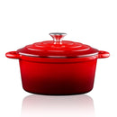 POTE DE CERÂMICA 3,8 L COR VERMELHA 3,8 L, Ø24 X 11,8 CM